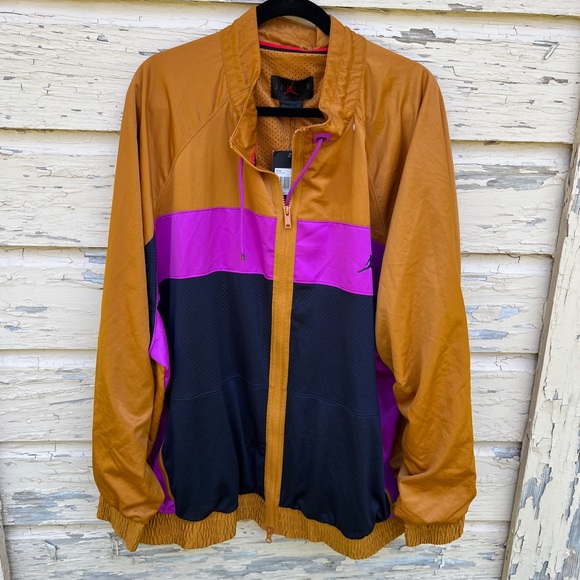 Nike Men’s Air Jordan Wings Silky Athletic Joggers Parachute Jacket Coat XXL H - Picture 2 of 9